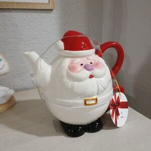 Santa Claus Ceramic Teapot
